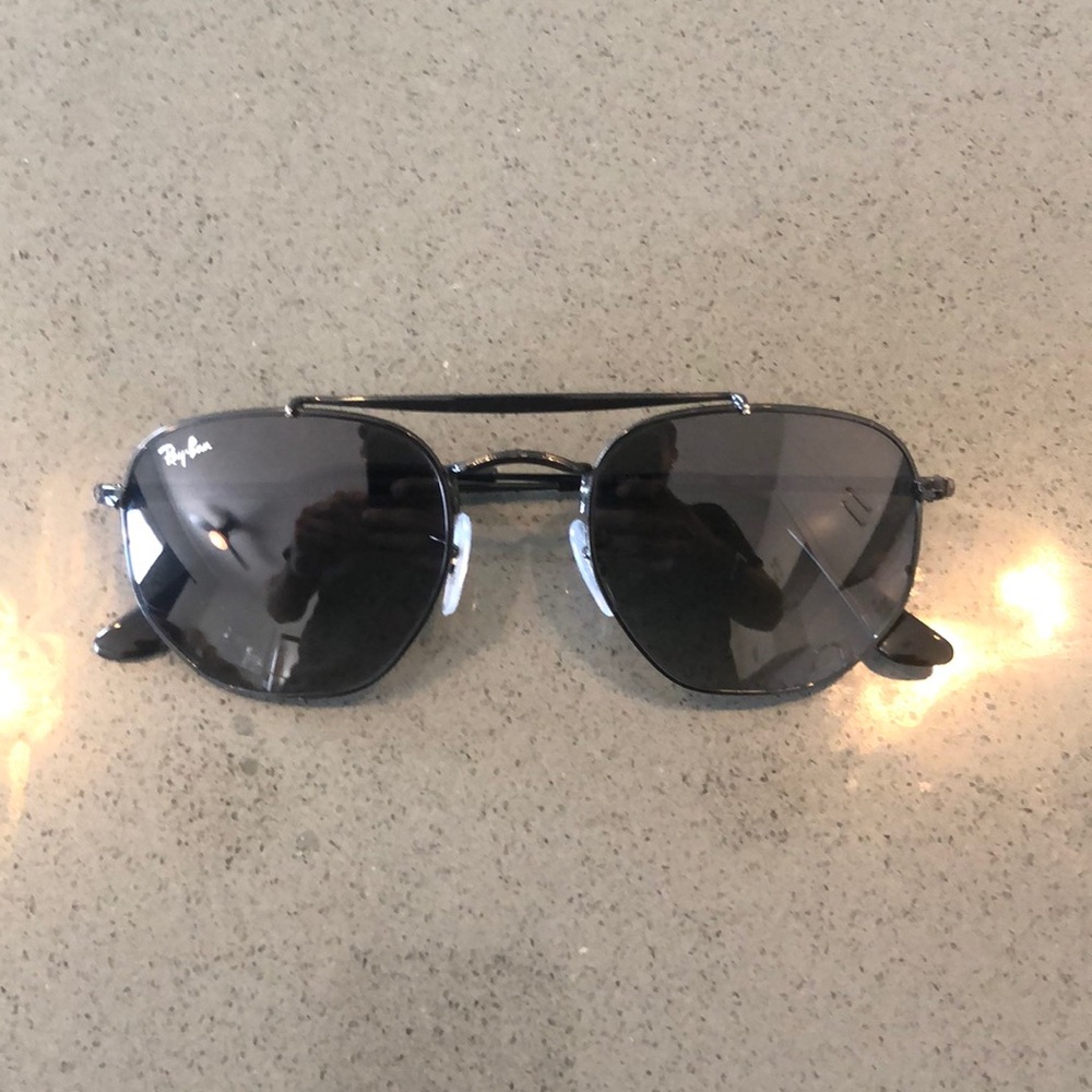 Ray Bans - polarized. Super cool, great style
